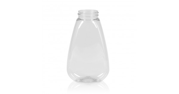 Plastik Flaschen 250 ml Soße oval transparente PET Flasche